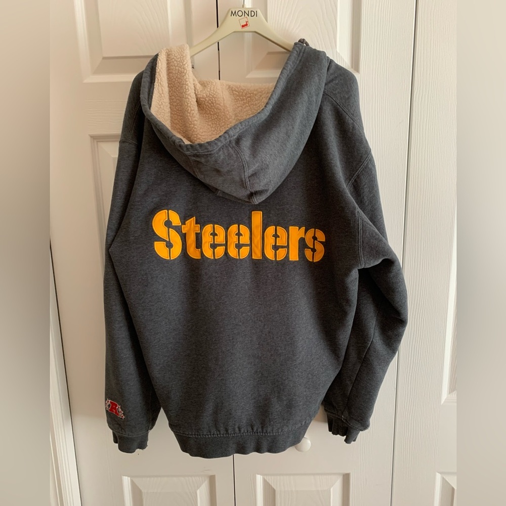 Official NFL Football Pro Line Pittsburgh Steelers Hoodie Jacket